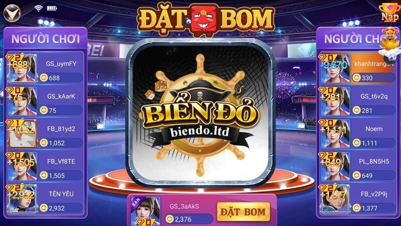 biendo club hướng dẫn cách chơi đặt bom đơn giản